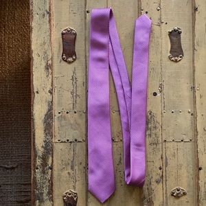 LAUREN RALPH LAUREN BRAND 100% SILK TIE PINK BLUE PATTERN MENS NECKTIE OS